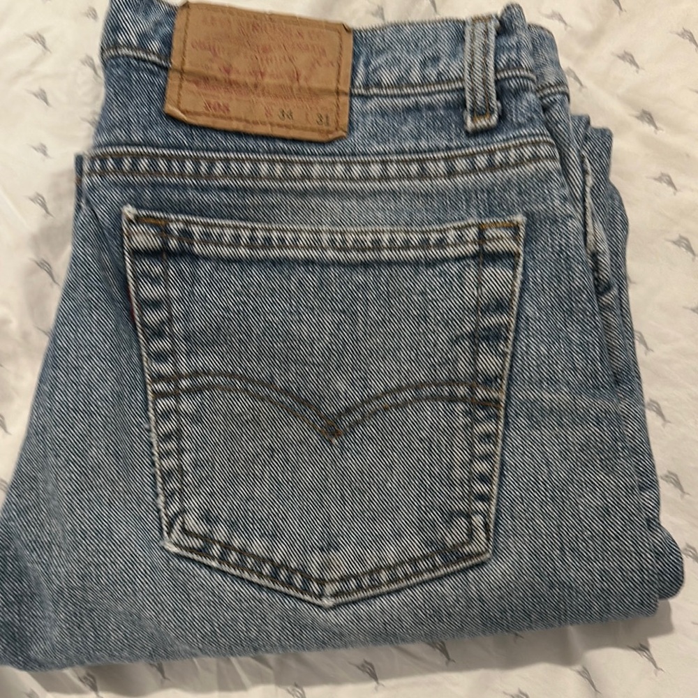 Classic Blue Denim Jeans Size 34*31